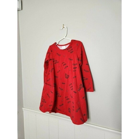 HANNA ANDERSSON Red Car Dress - Picture 1 of 5